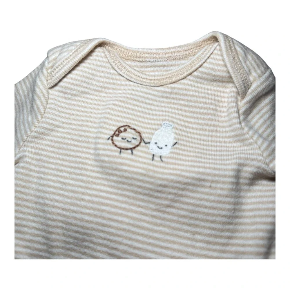 Cottagecore‎ Carter's Bodysuit Set NB Newborn Multicolor Animal Cookies Clouds